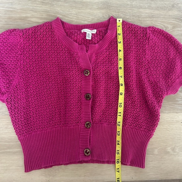 Aeropostale Cropped Knit Cardigan (XL, fits S/M) - Picture 5 of 7